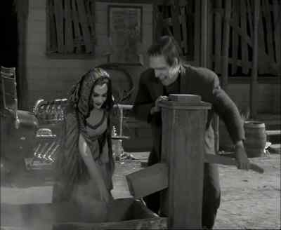 Mmm. Nice and soft.
Not like the hard water at home. - The Munsters