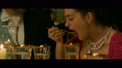 Mmm. Mmm, mmm, mmm. I'm so hungry. Mmm. I haven't eaten anything in three days. I'm sorry. Mmm. Am I - Ocean's Eight
