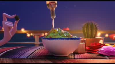 Mmm! The food here is to die for. - Hotel Transylvania 3: Summer Vacation