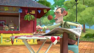 Mmm. Things taste so much better
when they're free. - The Adventures of Paddington