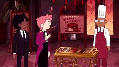 Mmm! This red velvet cake
is phenomenal. - Adventure Time: Fionna & Cake