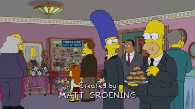 Mmm. When I die, - The Simpsons