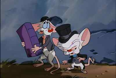 [MOB YELLING ANGRILY] - Pinky and the Brain