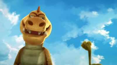 (Mocking laugh) This is gonna be
easier than I thought! - Gigantosaurus