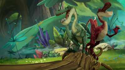 (mocking laughter) - Gigantosaurus