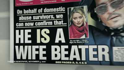 Mocking my testimony
about being assaulted. - Johnny vs Amber: The US Trial