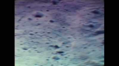 Module movement is simulated
by moving the map up and down, - American Moon