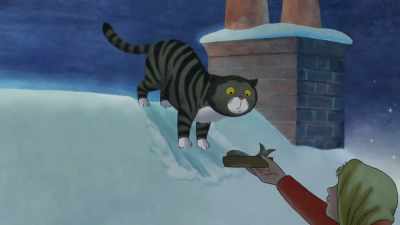 Mog did want her dinner.
She wanted it very much, - Mog's Christmas