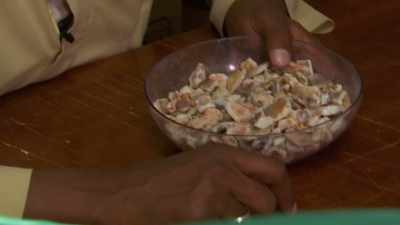 Mohammed's only interested
in the larger stones. - Outback Opal Hunters