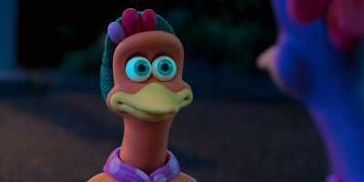 [Molly chuckles] - Chicken Run: Dawn of the Nugget