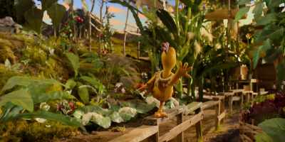 [Molly giggling and babbling] - Chicken Run: Dawn of the Nugget