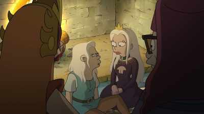 Mom, can I talk to you for a second?
Alone. - Disenchantment