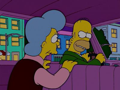 Mom, l swear on
your eventual grave, - The Simpsons