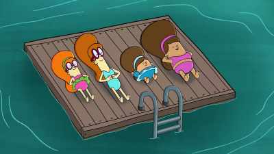 ♪ Mom and Misty
And boot camp and me ♪ - The Epic Tales of Captain Underpants