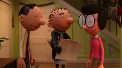 Mom? Mom? Can I
please be excused? - Diary of a Wimpy Kid Christmas: Cabin Fever