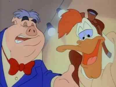 MOM, SOMEBODY'S
IN A PAINTING
BACK THERE. - Darkwing Duck