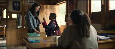 Mommy, look, foreign pens and an eraser. - The Monk and the Gun