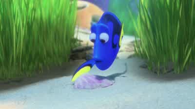 Mommy loves purple shells. - Finding Dory