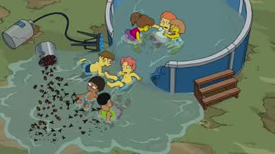 Mommy! Walk it off, Jayden. Walk it off. - The Simpsons