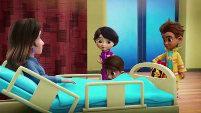 -Mommy!
-You're here! [chuckles] - Firebuds