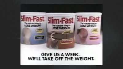 MONA: ...advertising dietary
supplements like SlimFast shakes - Impact x Nightline