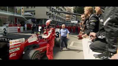 Monaco,
you drive to the start and finish line, - Brawn: The Impossible Formula 1 Story