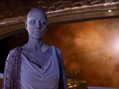 (Monarch's voice):
We are pleased. - Farscape