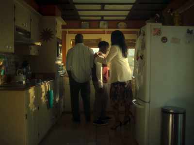 - Monica, please.
- Stand back to back. - Bruiser