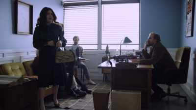-Monica, uh... No, don't.
-I'll just make sure I have my parcels. - Frankenstein's Monster's Monster, Frankenstein