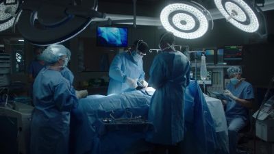 (monitor beeping steadily) - The Resident