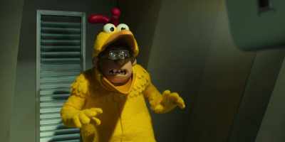 -[monitor beeps]
-[man gasps] - Chicken Run: Dawn of the Nugget
