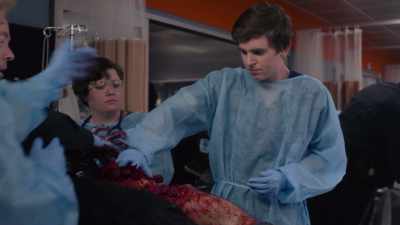 [ Monitor beeps rapidly ] - The Good Doctor