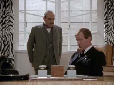 Monsieur Cornworthy,
when I arrived last Thursday,
evening, - Agatha Christie's Poirot