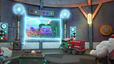 MonsterWheelies,
Larry is missing in the Junkyard. - Mighty Monsterwheelies