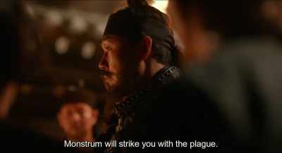 Monstrum will strike you with the plague. - Monstrum