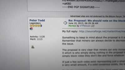 Months earlier, I began
looking into Peter Todd, - Money Electric: The Bitcoin Mystery