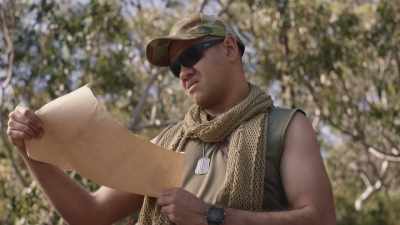 MONTY: "If you followed
the sandstone ridge, - Preppers