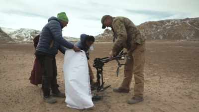 MOORE: The octocopter
started spinning in circles, - Ghost of the Mountains