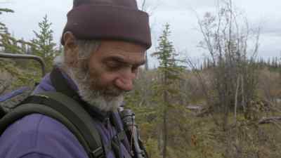 MOOSE ATE THIS YOUNG COTTONWOOD
RIGHT HERE. - The Last Alaskans