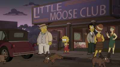 [moose rutting] - The Simpsons: The Past and the Furious