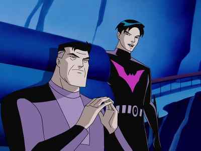 - More grey hair today.
- I'm not crying. - Batman Beyond