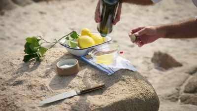 More or less the same quantity
to lemon juice. - Gino's Italian Family Adventure