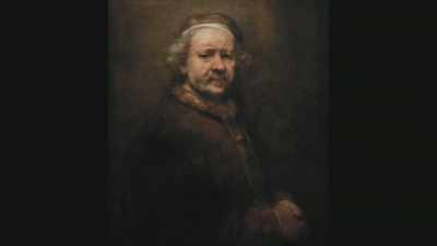 More like a Rembrandt
late self-portrait, - George Michael: Portrait of an Artist