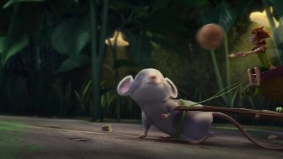 More mushroom caps, pIease!
-Here we go. - Tinker Bell and the Great Fairy Rescue