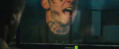 More tattoos on his
face, the more scared he is. - Skin