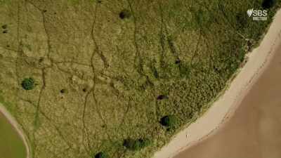 ..more than a century
after they were dug - Scotland from the Sky