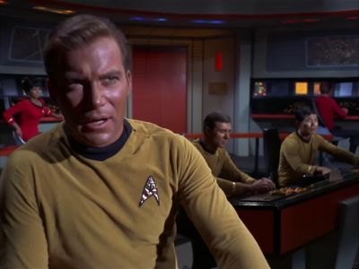 More wreckage, sir,
scattering across our path. - Star Trek