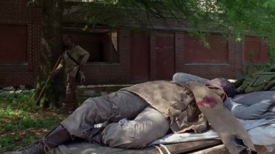 Morgan: It'll be dark soon. - The Walking Dead