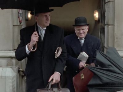 -Morning, Mr. Shaw.
-Good morning, Mr. Vavasour. - Agatha Christie's Poirot