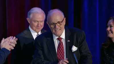 Morning after the 2016
presidential election, - Giuliani: What Happened to America's Mayor?
